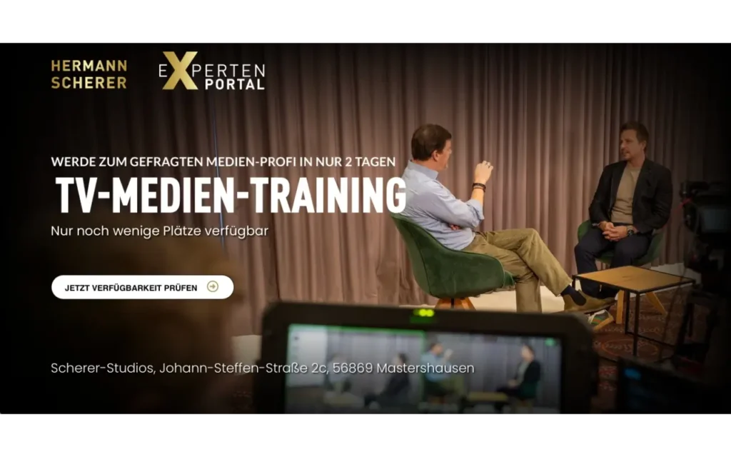 Hermann Scherer TV-Medien-Training 2026